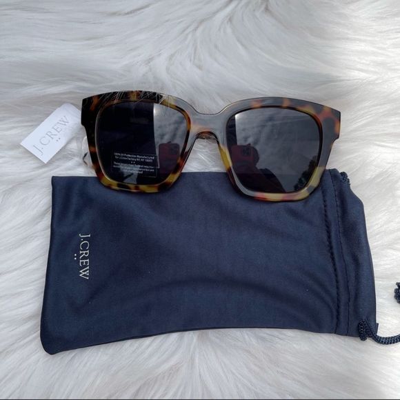 đ
şJâCrewâTortoise SunglassesâNWT - Picture 6 of 11